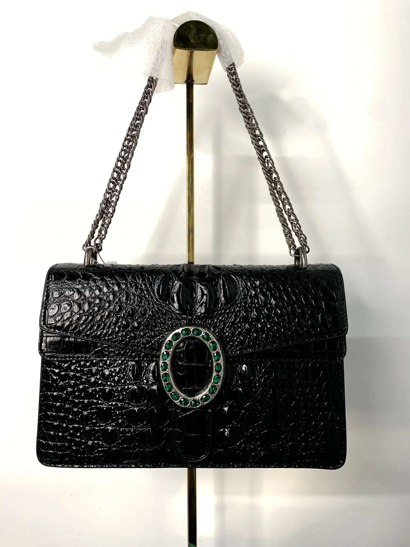 $219.99]Any 1 Bag+Any 1 Set Bags-Black Alligator Bag
